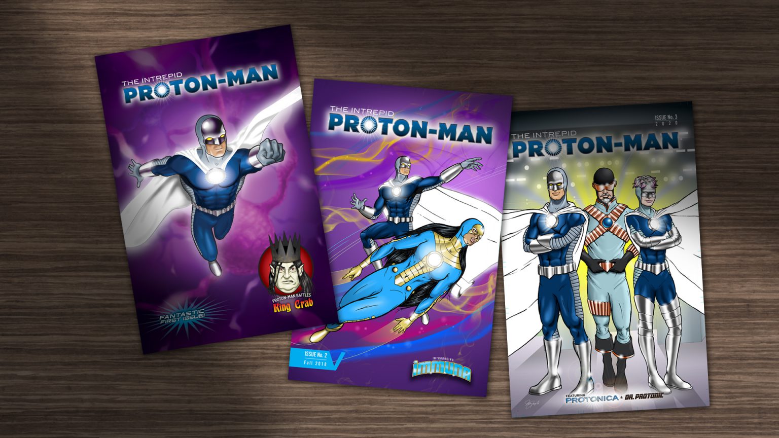 Proton-Man - Blue ORCA Marketing